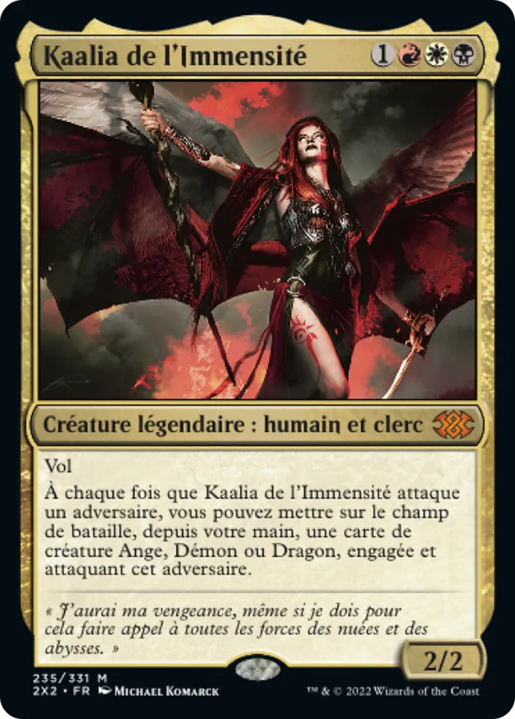 Kaalia de l'Immensité — Double Masters 2022 — Magic: The Gathering