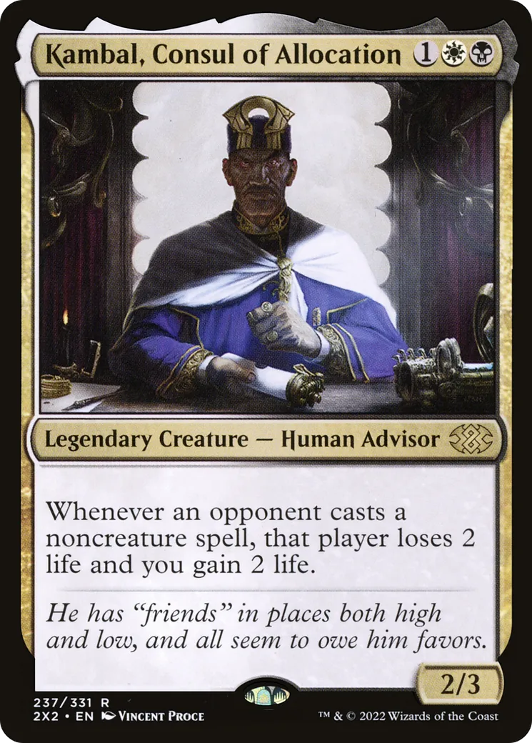 Kambal, consul de l'attribution — Double Masters 2022 — Magic: The Gathering