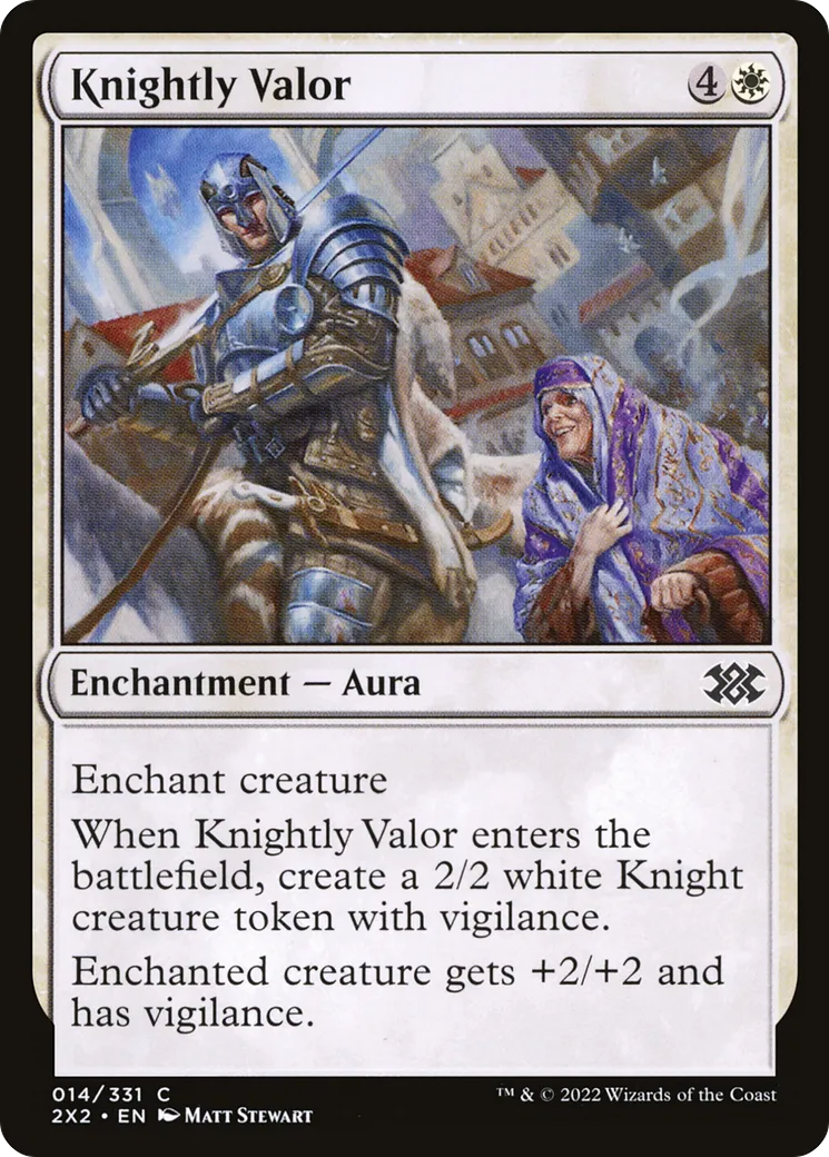 Valeur chevaleresque — Double Masters 2022 — Magic: The Gathering