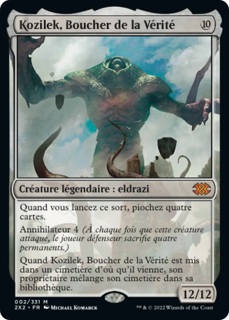 Kozilek, Boucher de la Vérité — Double Masters 2022 — Magic: The Gathering