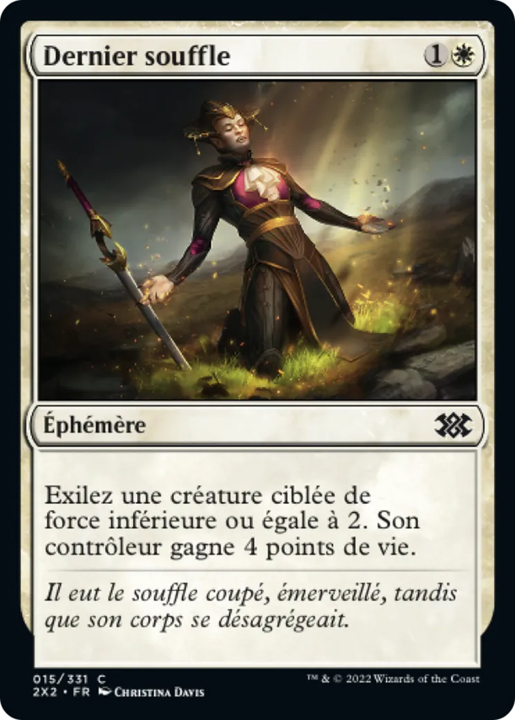 Dernier souffle — Double Masters 2022 — Magic: The Gathering