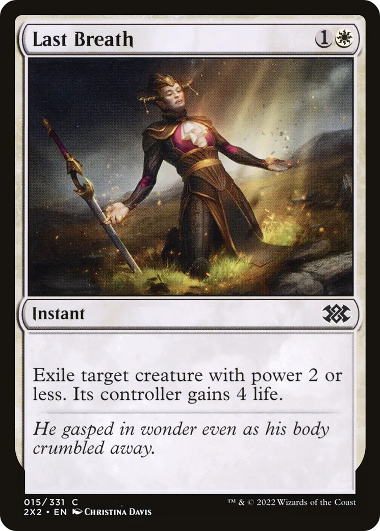 Last Breath — Double Masters 2022 — Magic: The Gathering