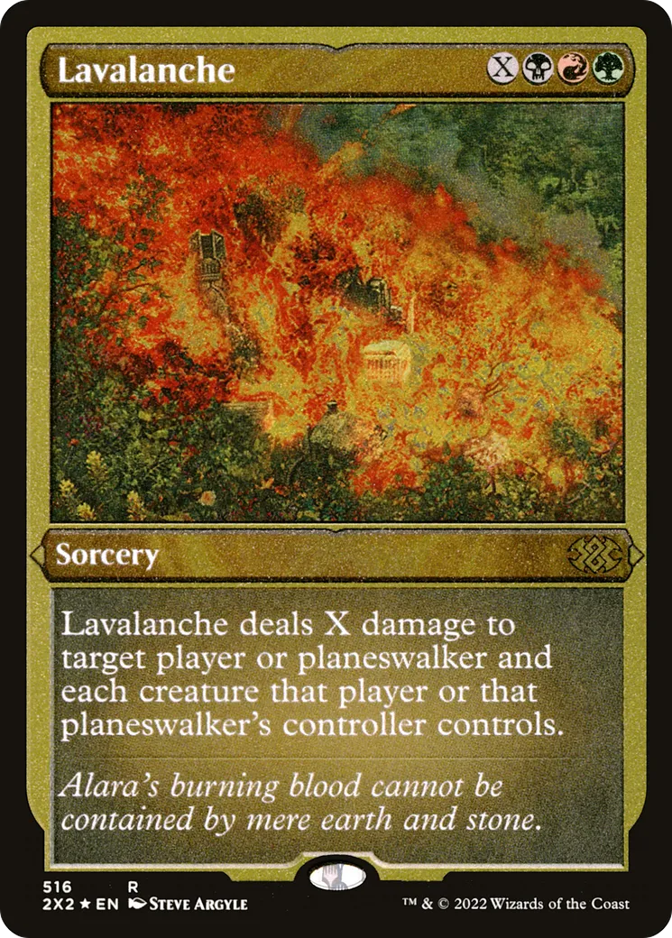 Lavalanche — Double Masters 2022 — Magic: The Gathering