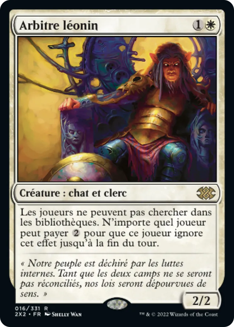 Arbitre léonin — Double Masters 2022 — Magic: The Gathering