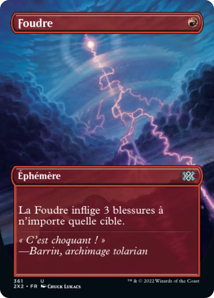 Foudre — Double Masters 2022 — Magic: The Gathering