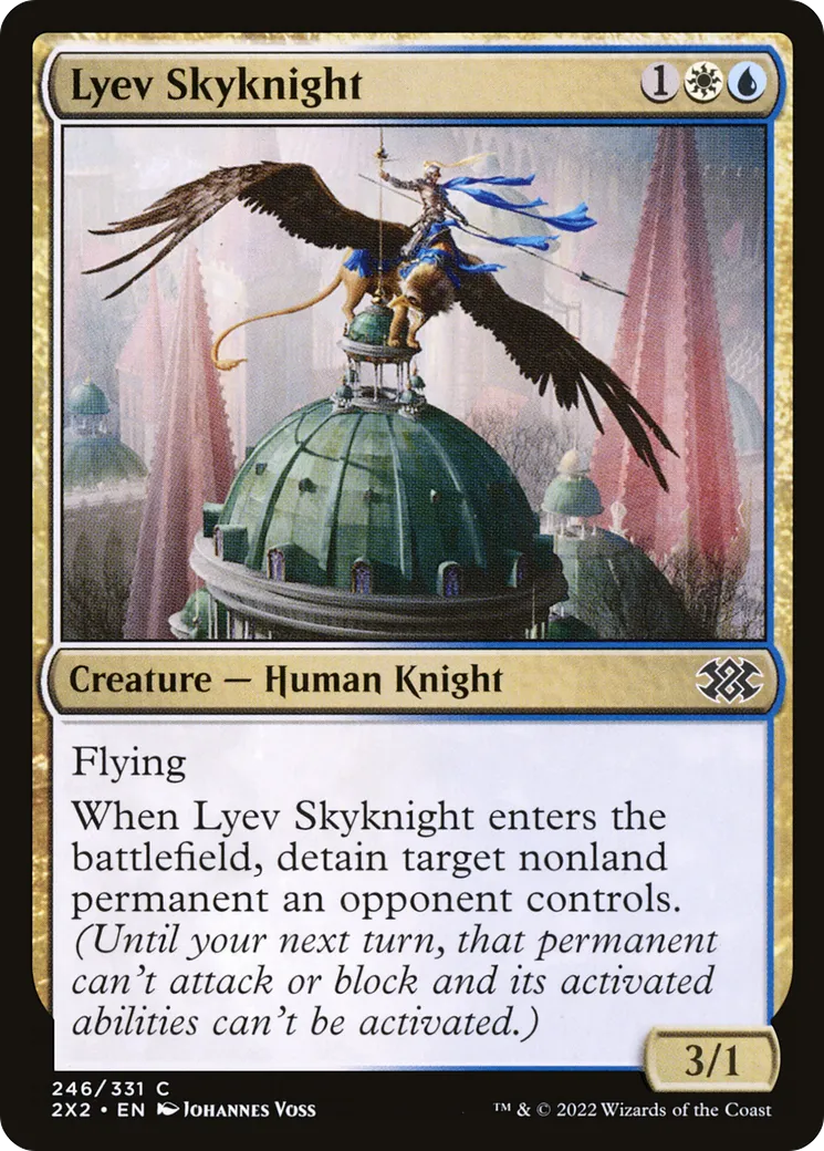 Chevalière céleste de Lyev — Double Masters 2022 — Magic: The Gathering