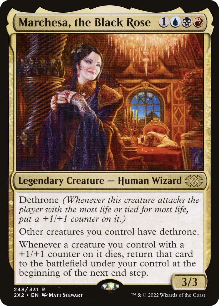 Marchesa, the Black Rose — Double Masters 2022 — Magic: The Gathering