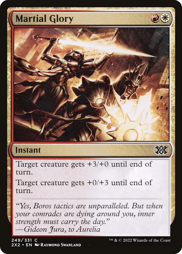 Martial Glory — Double Masters 2022 — Magic: The Gathering