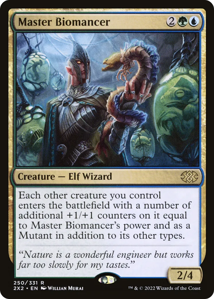 Master Biomancer — Double Masters 2022 — Magic: The Gathering