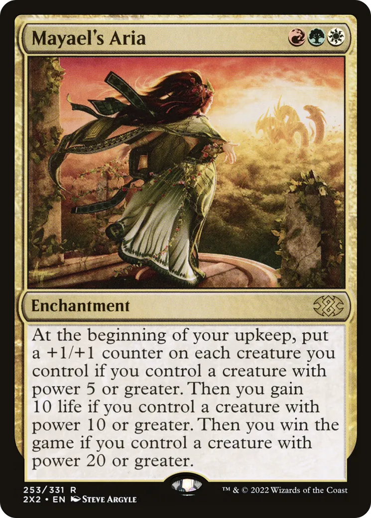 Mayael's Aria — Double Masters 2022 — Magic: The Gathering