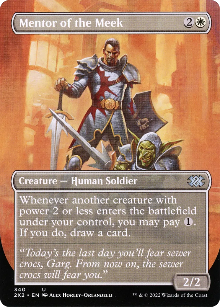 Mentor of the Meek — Double Masters 2022 — Magic: The Gathering