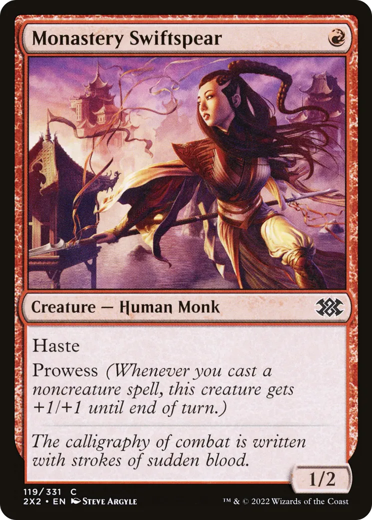 Monastery Swiftspear — Double Masters 2022 — Magic: The Gathering