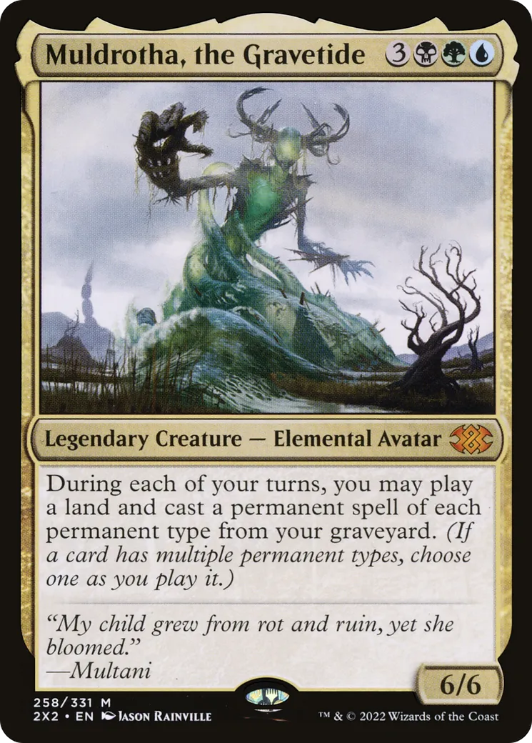 Muldrotha, the Gravetide — Double Masters 2022 — Magic: The Gathering