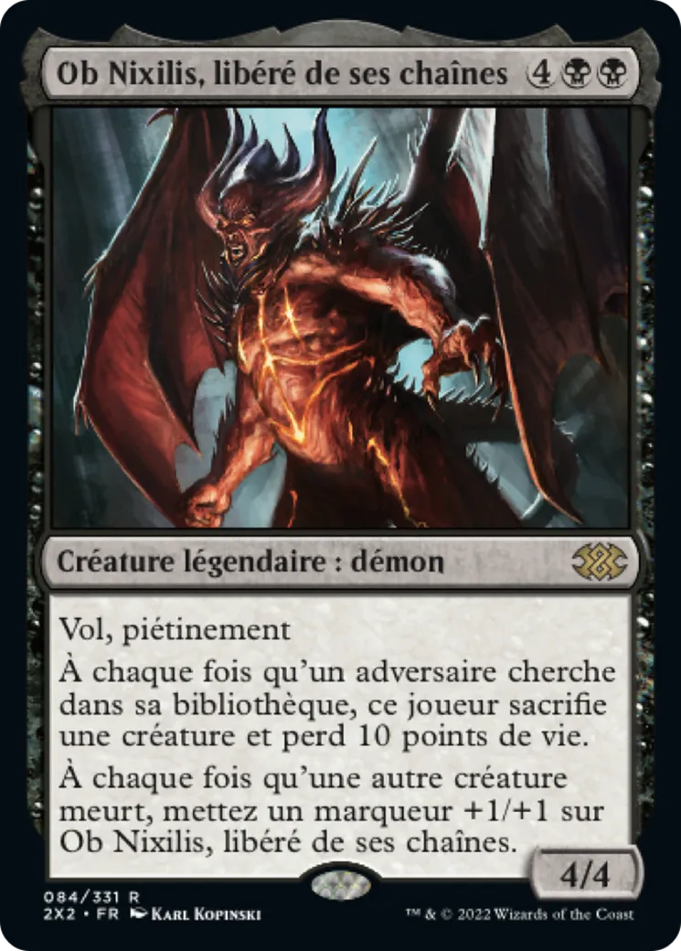 Ob Nixilis, libéré de ses chaînes — Double Masters 2022 — Magic: The Gathering