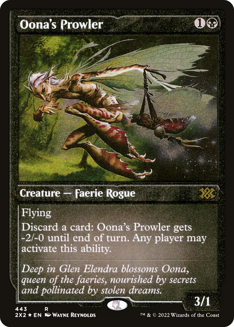 Oona's Prowler — Double Masters 2022 — Magic: The Gathering