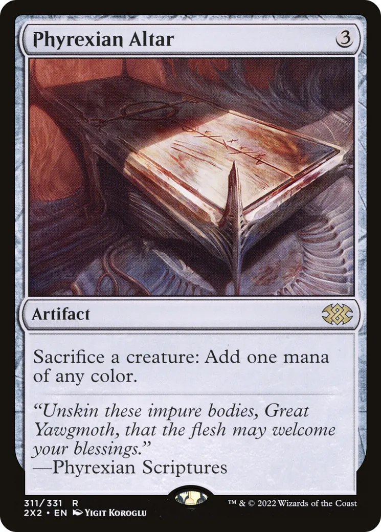 Autel phyrexian — Double Masters 2022 — Magic: The Gathering