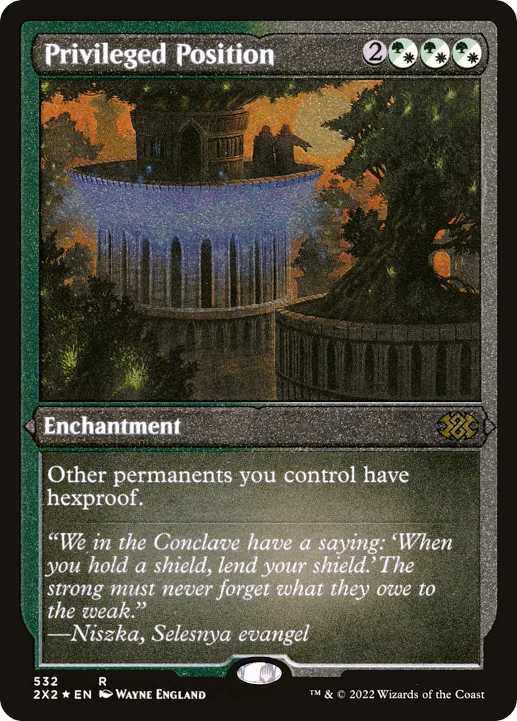 Privileged Position — Double Masters 2022 — Magic: The Gathering