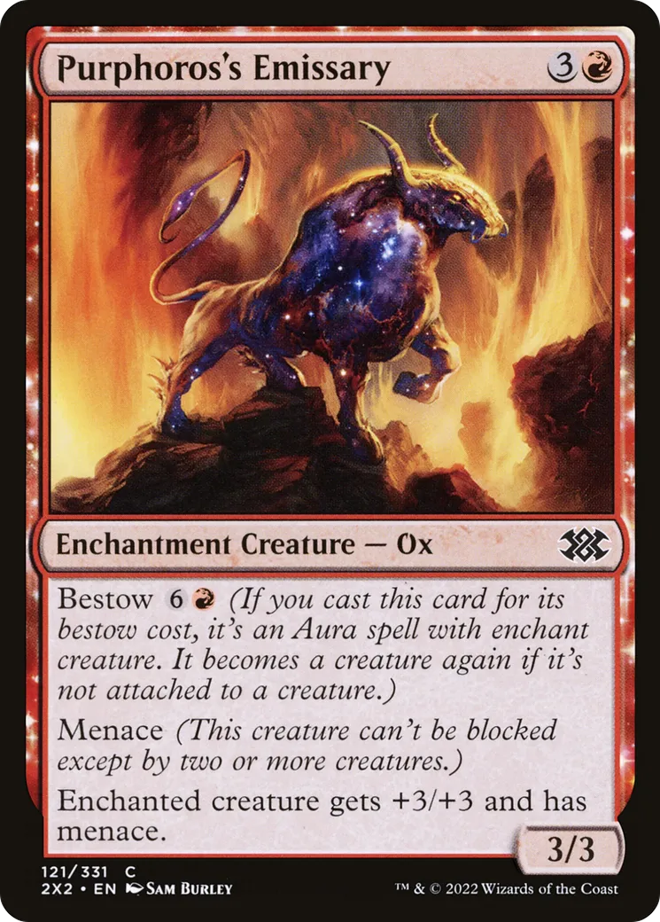 Émissaire de Purphoros — Double Masters 2022 — Magic: The Gathering