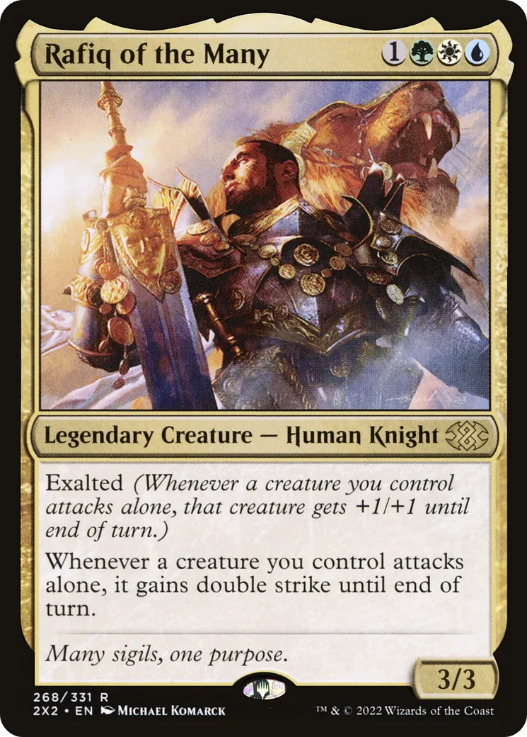 Rafiq of the Many — Double Masters 2022 — Magic: The Gathering