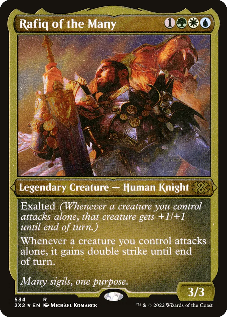 Rafiq of the Many — Double Masters 2022 — Magic: The Gathering