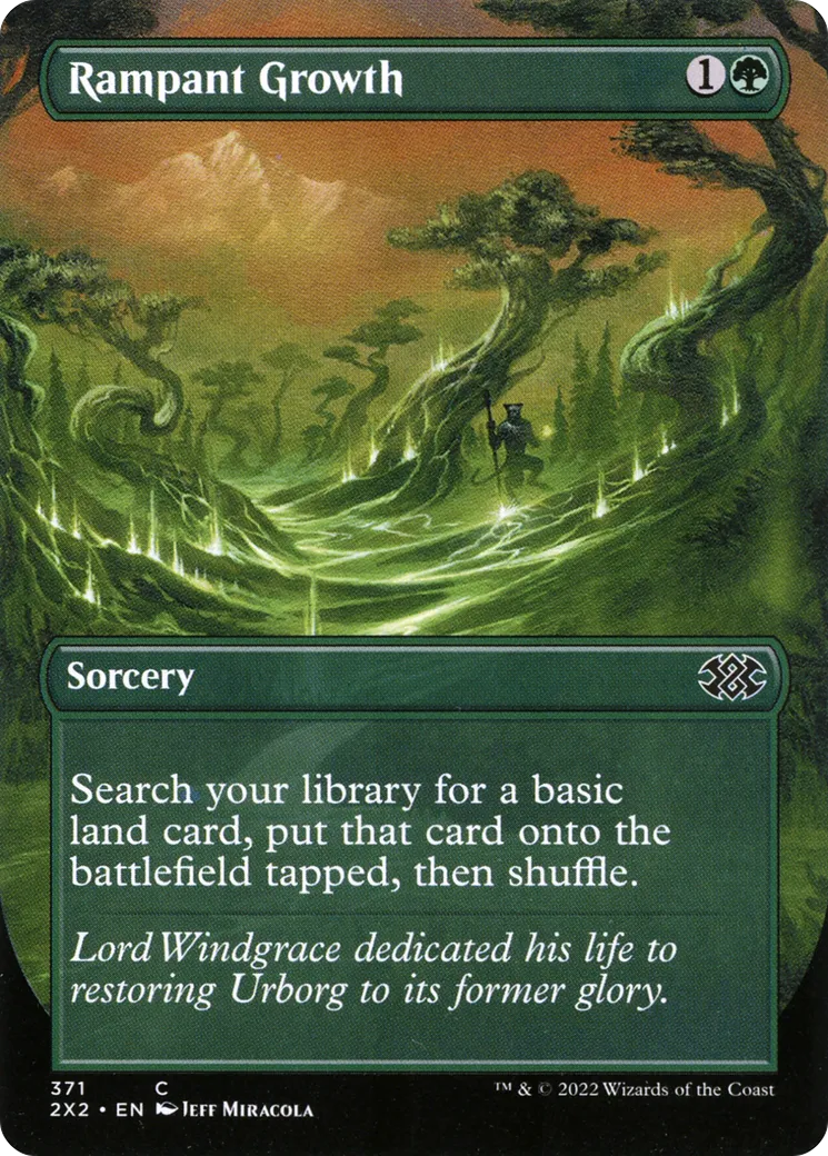 Rampant Growth — Double Masters 2022 — Magic: The Gathering