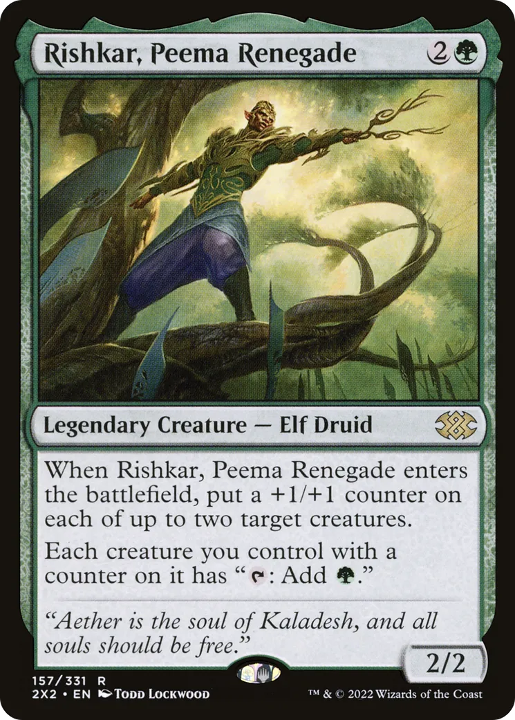 Rishkar, renégat de Peema — Double Masters 2022 — Magic: The Gathering