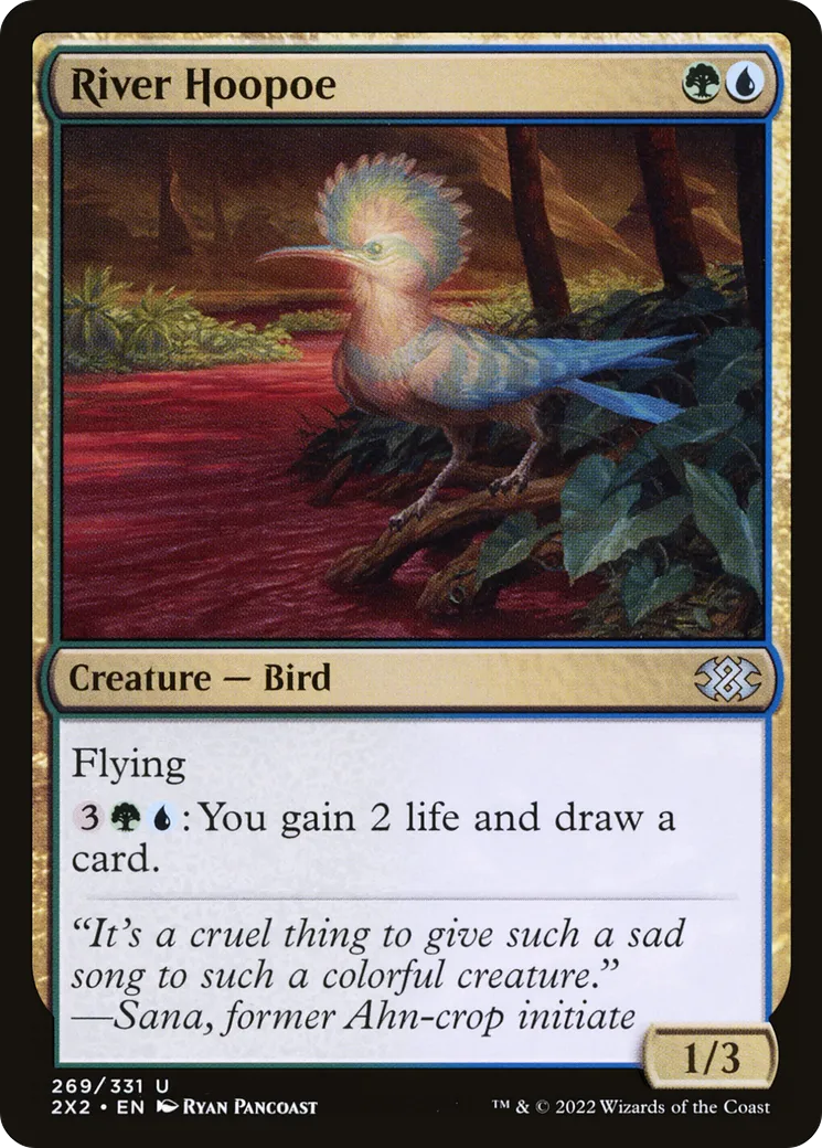River Hoopoe — Double Masters 2022 — Magic: The Gathering