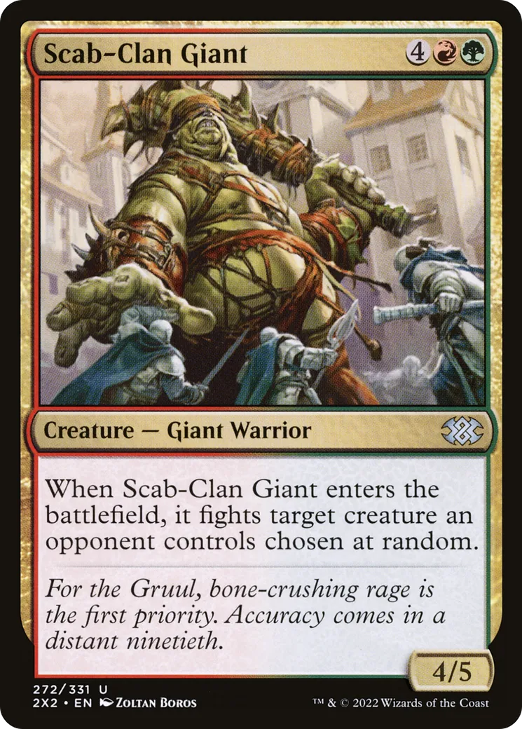 Scab-Clan Giant — Double Masters 2022 — Magic: The Gathering