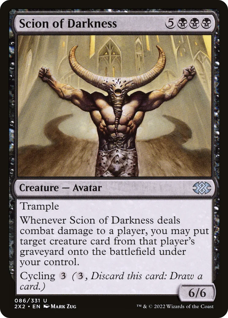 Scion of Darkness — Double Masters 2022 — Magic: The Gathering