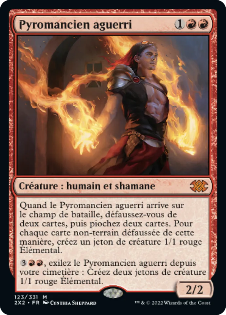 Pyromancien aguerri — Double Masters 2022 — Magic: The Gathering