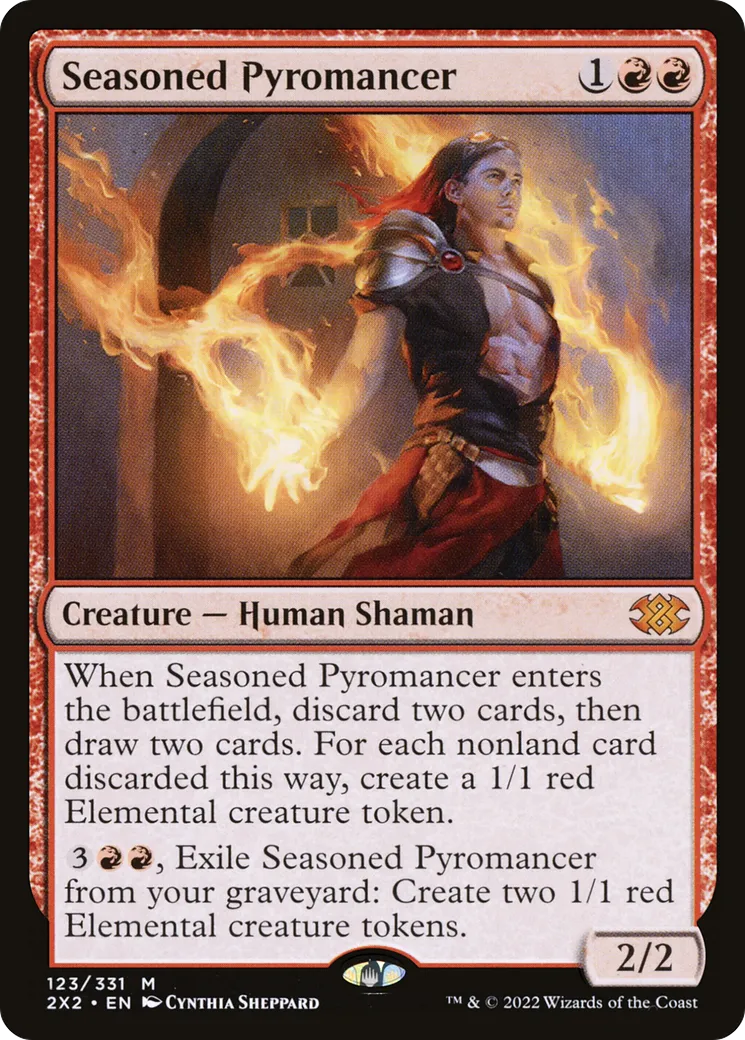 Seasoned Pyromancer — Double Masters 2022 — Magic: The Gathering