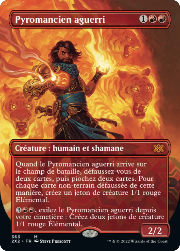 Pyromancien aguerri — Double Masters 2022 — Magic: The Gathering