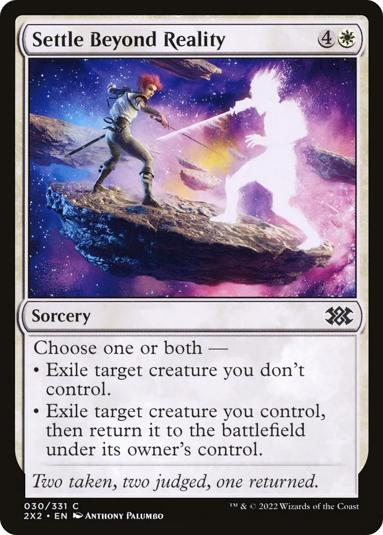 Résolution hors réalité — Double Masters 2022 — Magic: The Gathering