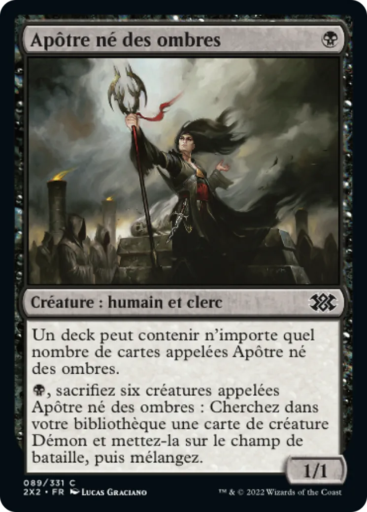 Apôtre né des ombres — Double Masters 2022 — Magic: The Gathering