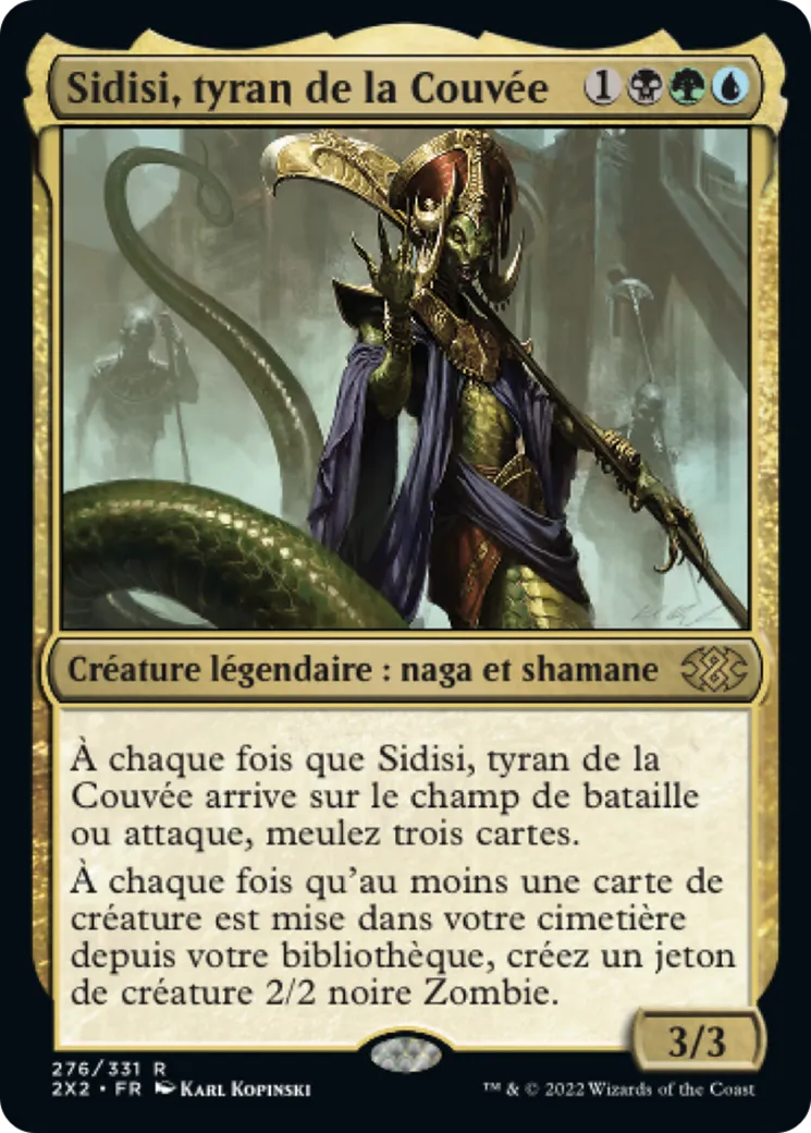 Sidisi, tyran de la Couvée — Double Masters 2022 — Magic: The Gathering