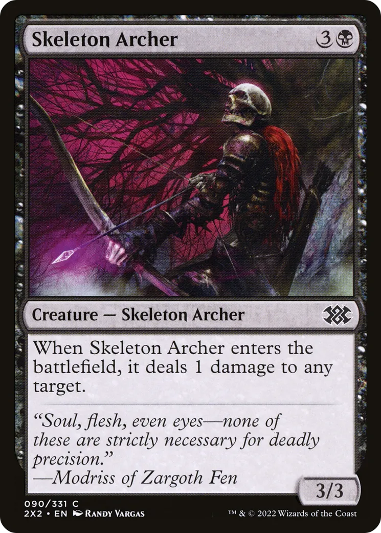 Archer squelette — Double Masters 2022 — Magic: The Gathering