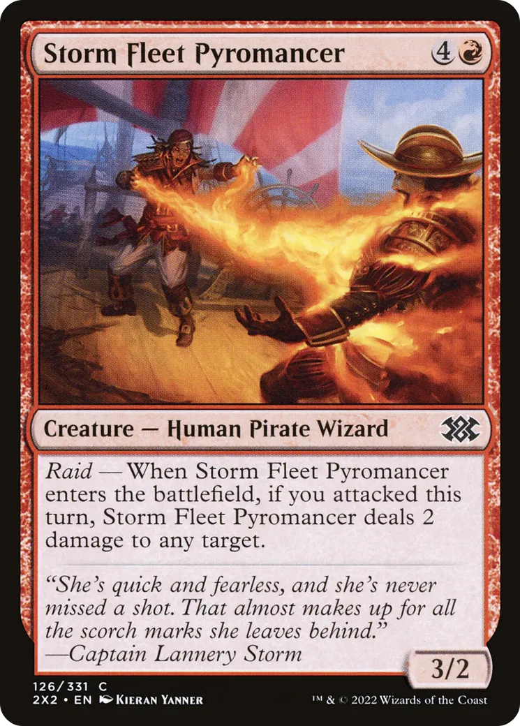 Pyromancienne de la Flotte de la tempête — Double Masters 2022 — Magic: The Gathering