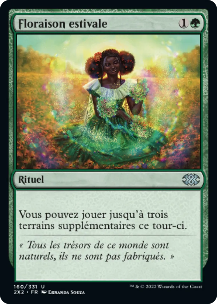 Floraison estivale — Double Masters 2022 — Magic: The Gathering