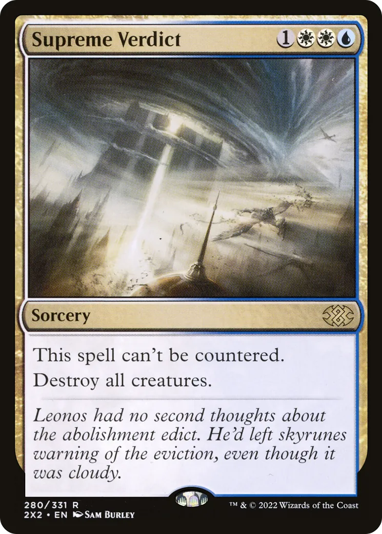 Verdict suprême — Double Masters 2022 — Magic: The Gathering