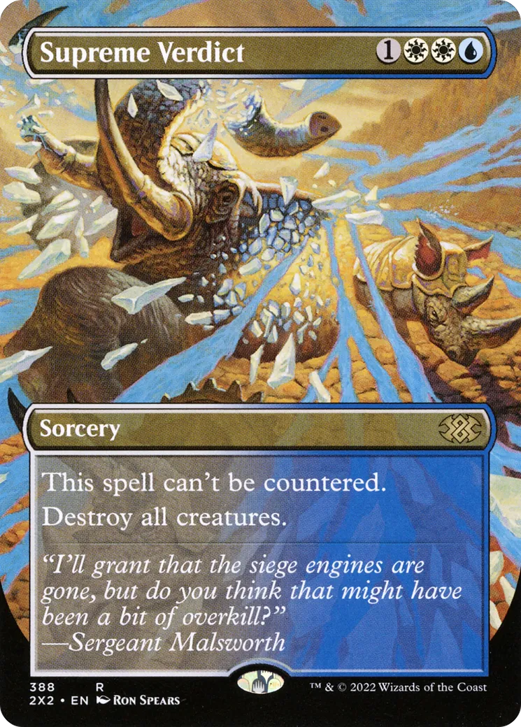 Supreme Verdict — Double Masters 2022 — Magic: The Gathering