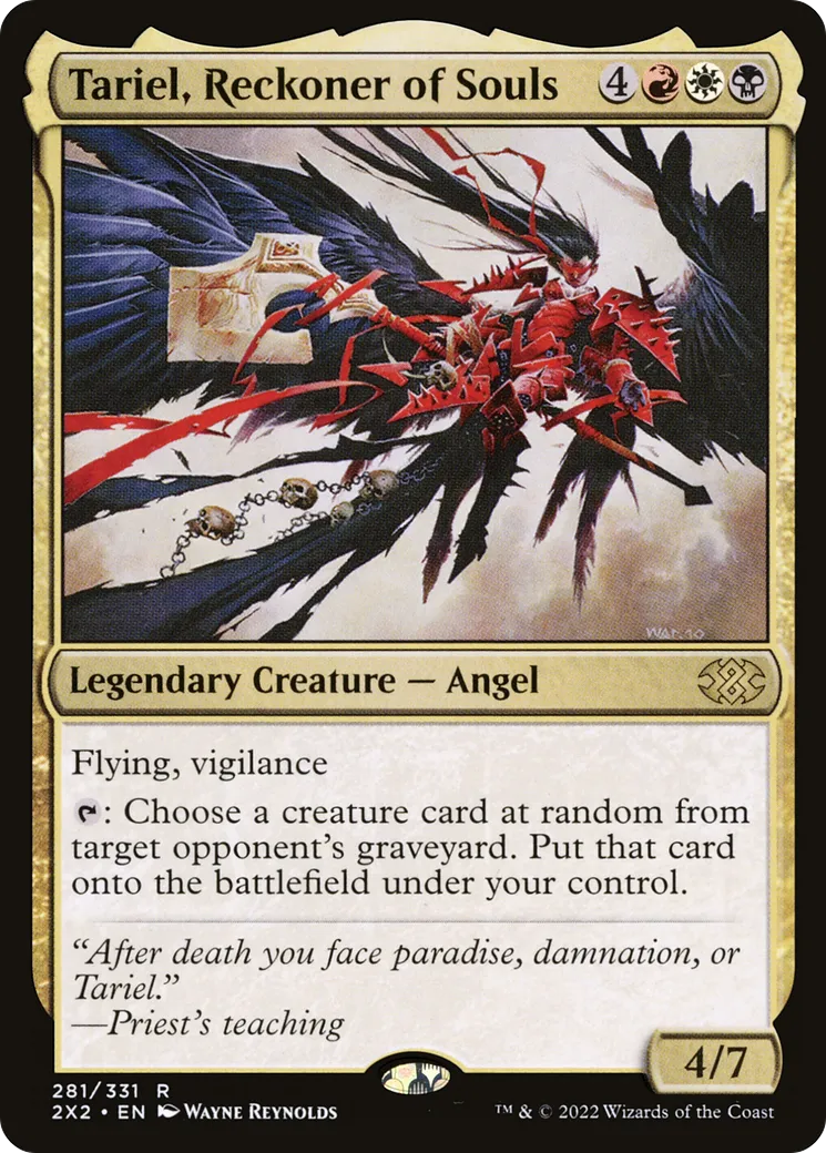Tariel, Reckoner of Souls — Double Masters 2022 — Magic: The Gathering