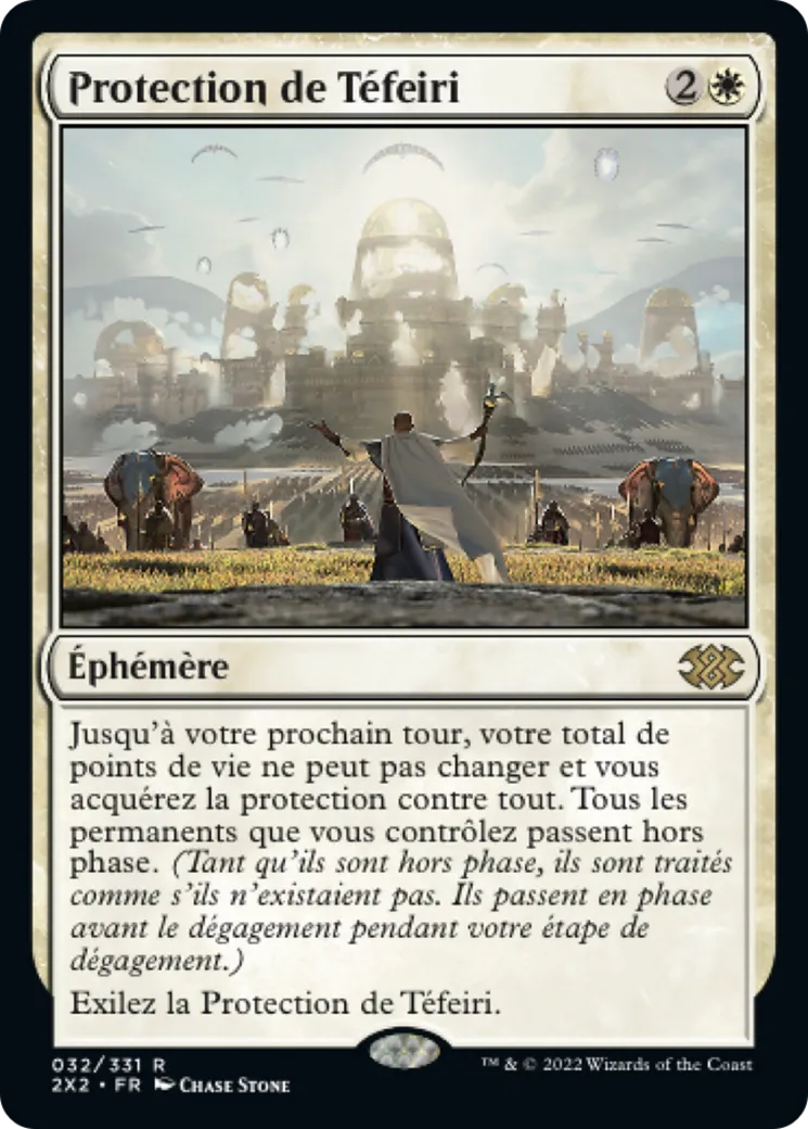 Protection de Téfeiri — Double Masters 2022 — Magic: The Gathering