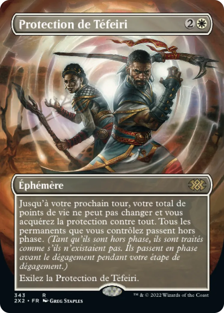 Protection de Téfeiri — Double Masters 2022 — Magic: The Gathering