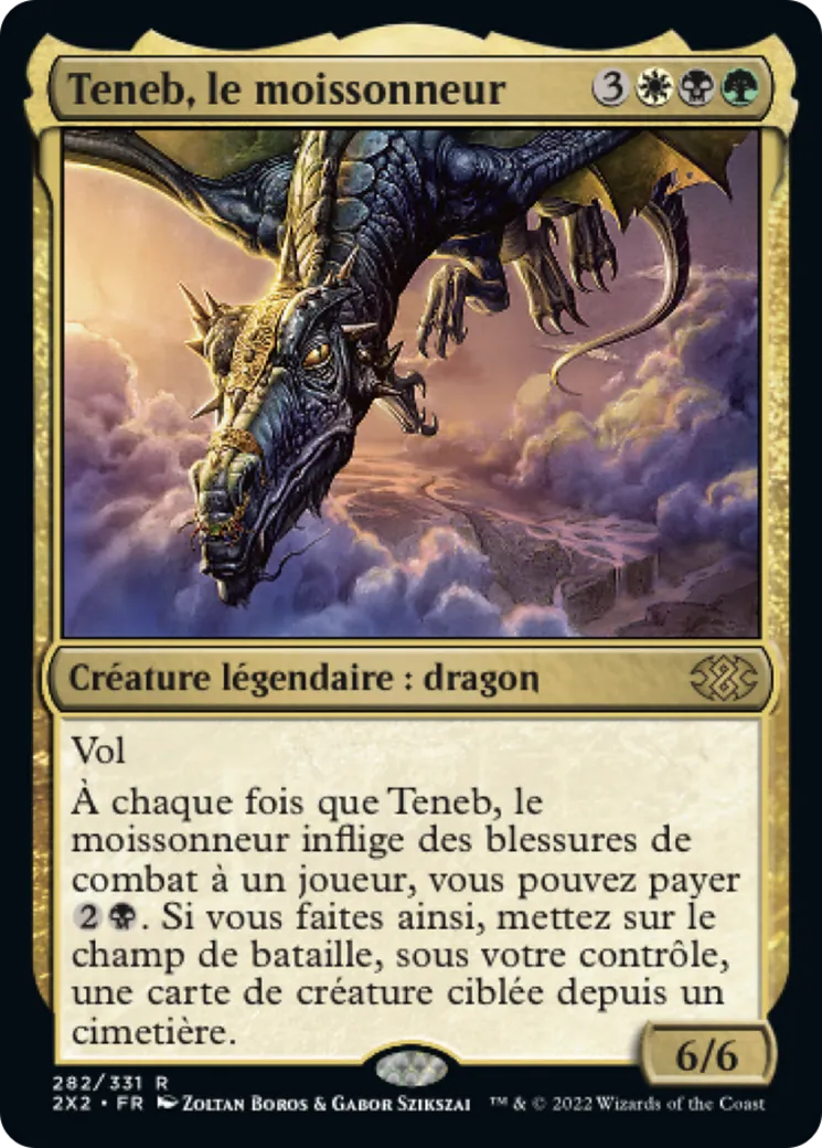 Teneb, le moissonneur — Double Masters 2022 — Magic: The Gathering