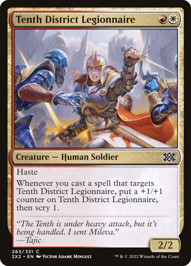 Tenth District Legionnaire — Double Masters 2022 — Magic: The Gathering