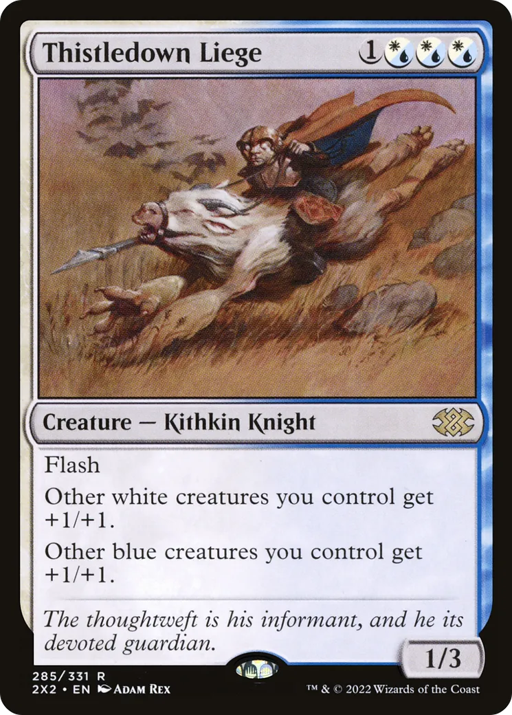 Thistledown Liege — Double Masters 2022 — Magic: The Gathering