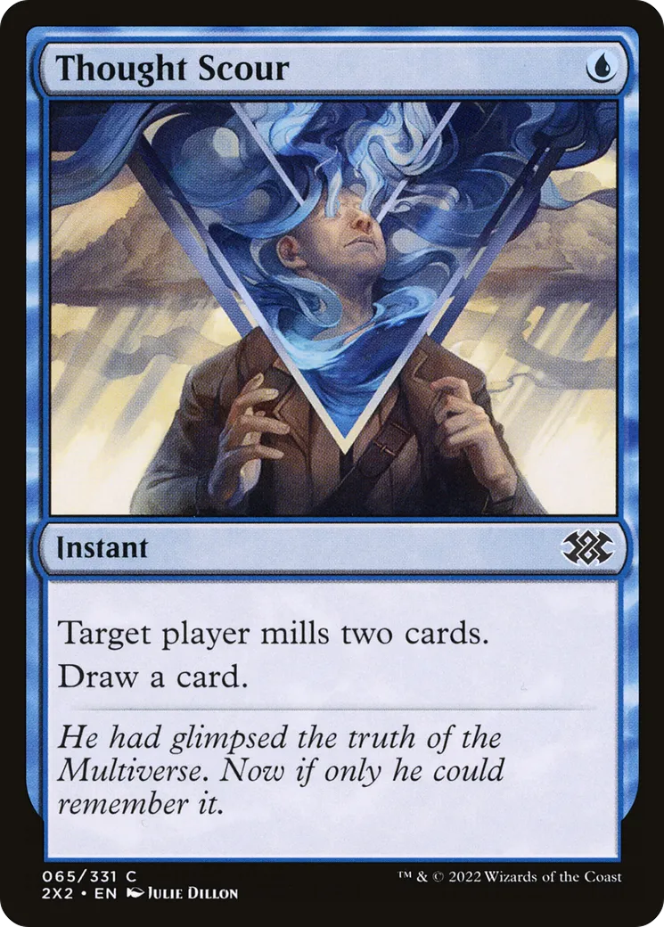 Thought Scour — Double Masters 2022 — Magic: The Gathering
