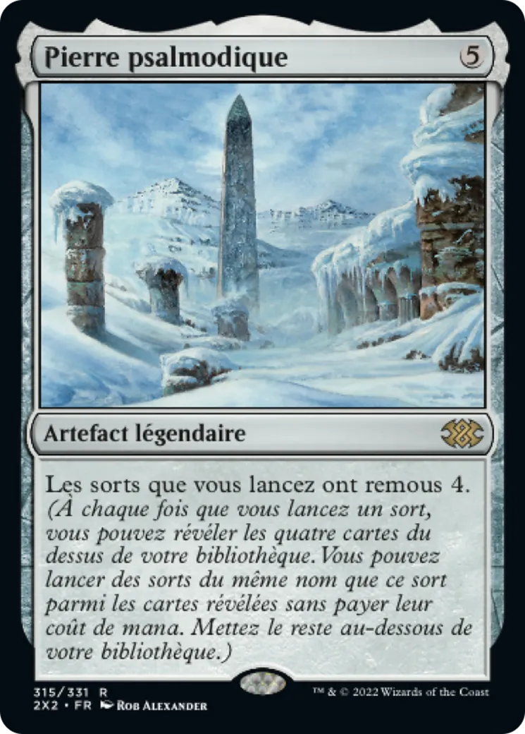 Pierre psalmodique — Double Masters 2022 — Magic: The Gathering