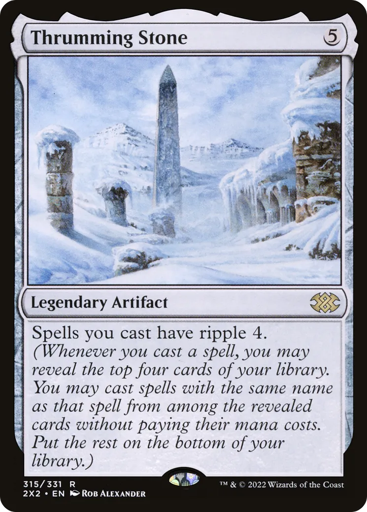 Thrumming Stone — Double Masters 2022 — Magic: The Gathering