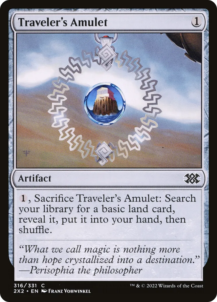 Traveler's Amulet — Double Masters 2022 — Magic: The Gathering